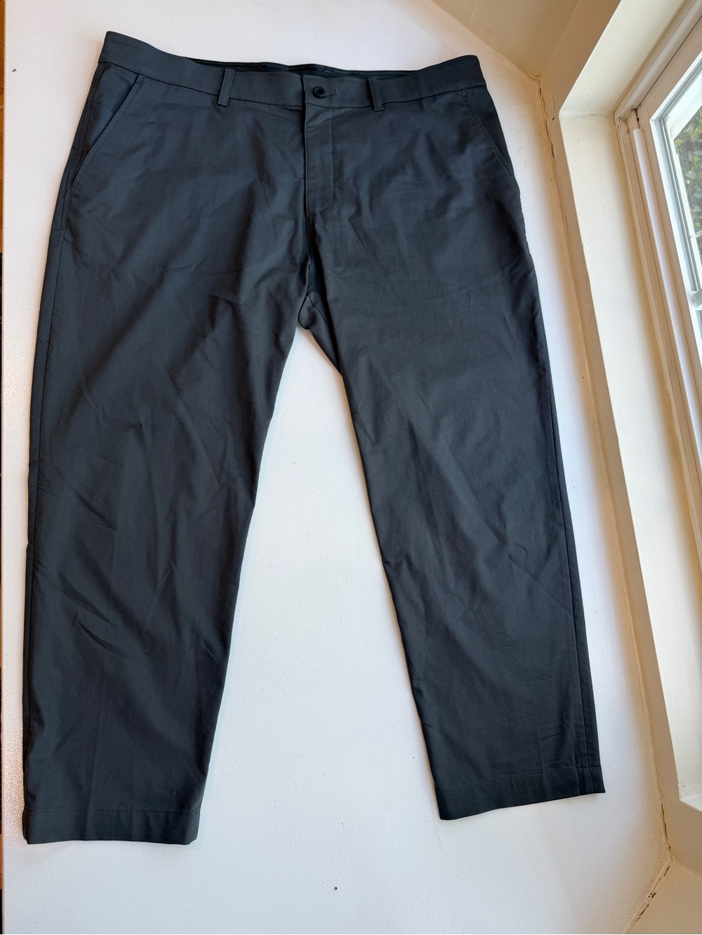 Nike Men’s Golf Dri Fit Charcoal Grey Performance Pant 42x30 Flat Front